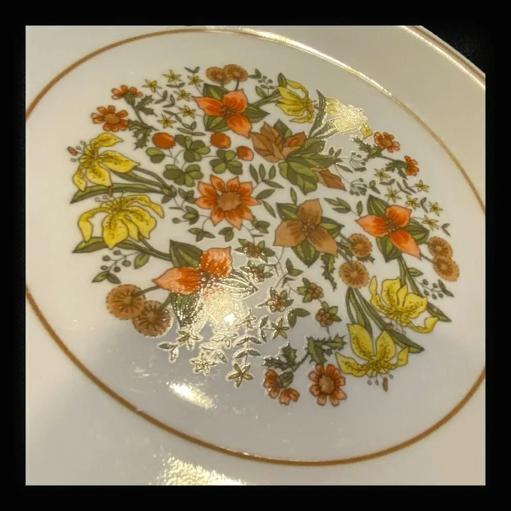 Corelle Indian Summer 8.5” Lunch Sandwich Plates Unused THREE
